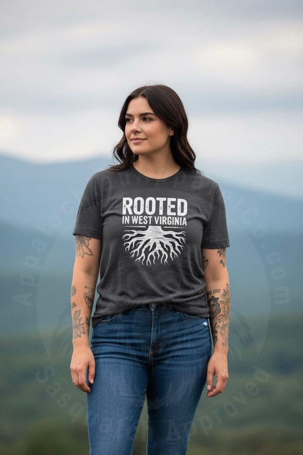 Rooted In WV T-shirt Appalachian Apparel Co