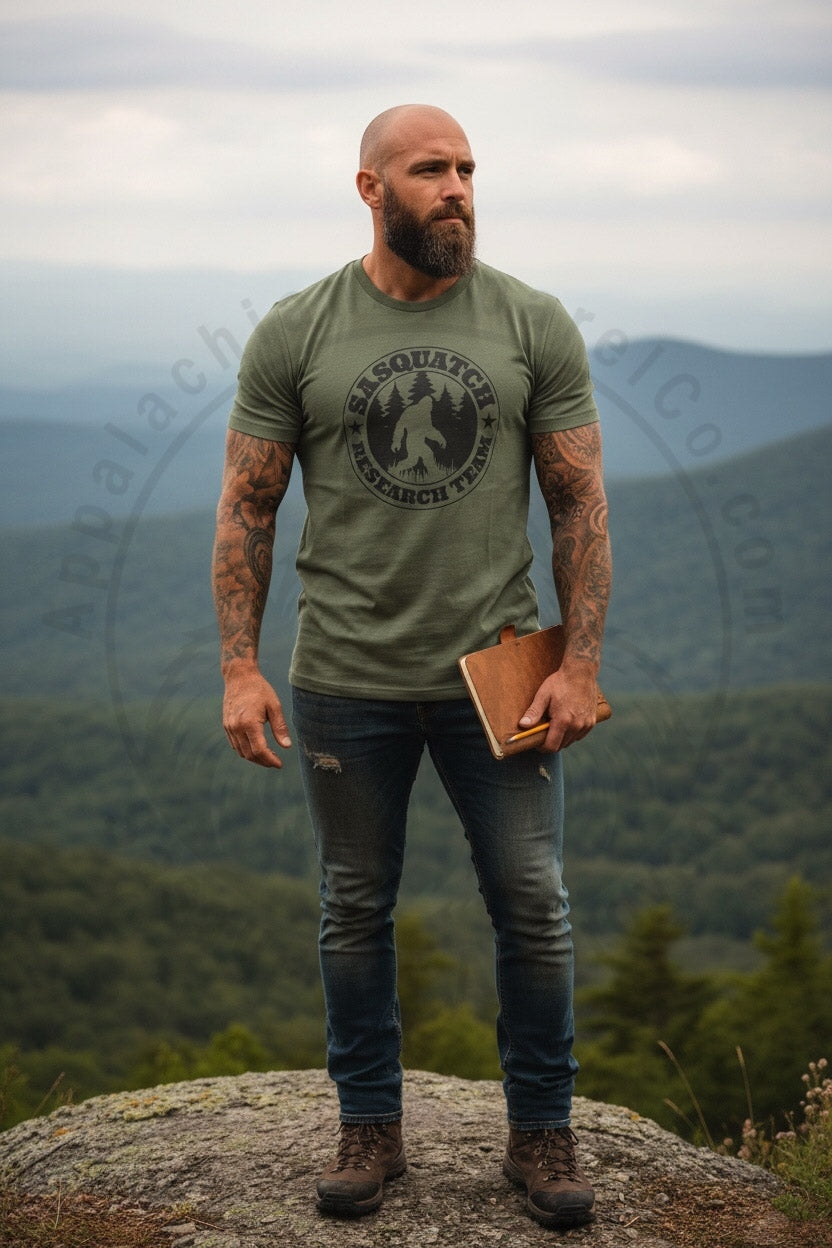 Sasquatch Research Team T-shirt Appalachian Apparel Co