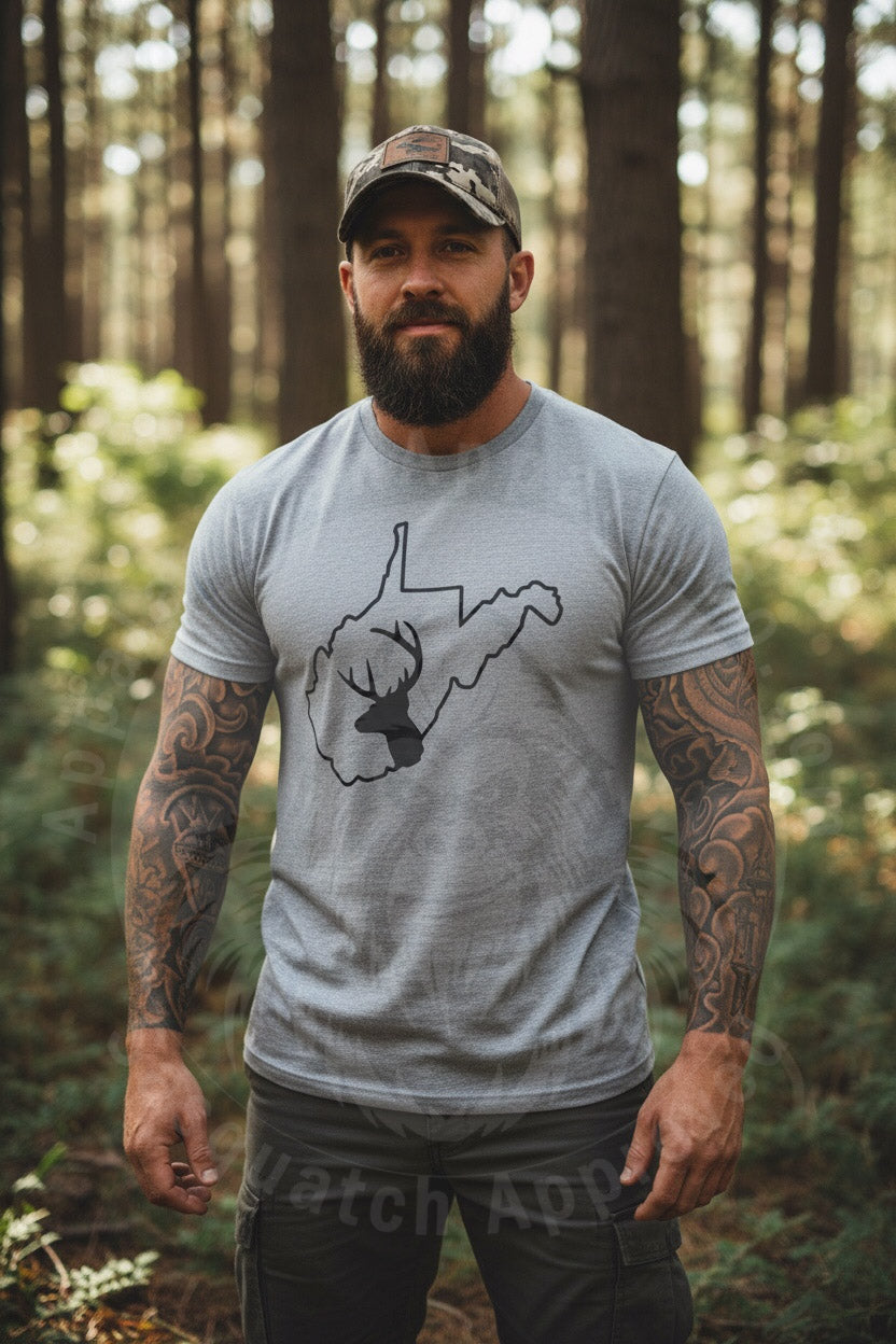 West Virginia Deer T-shirt Appalachian Apparel Co